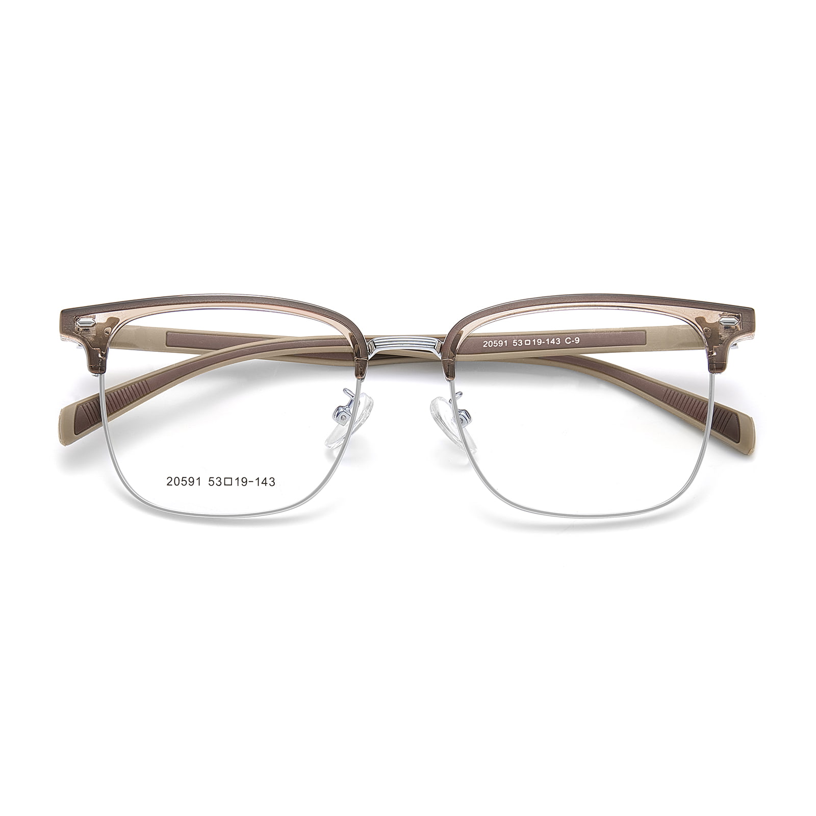 20591 Casual Plast Steel Temple Alloy Glasögon