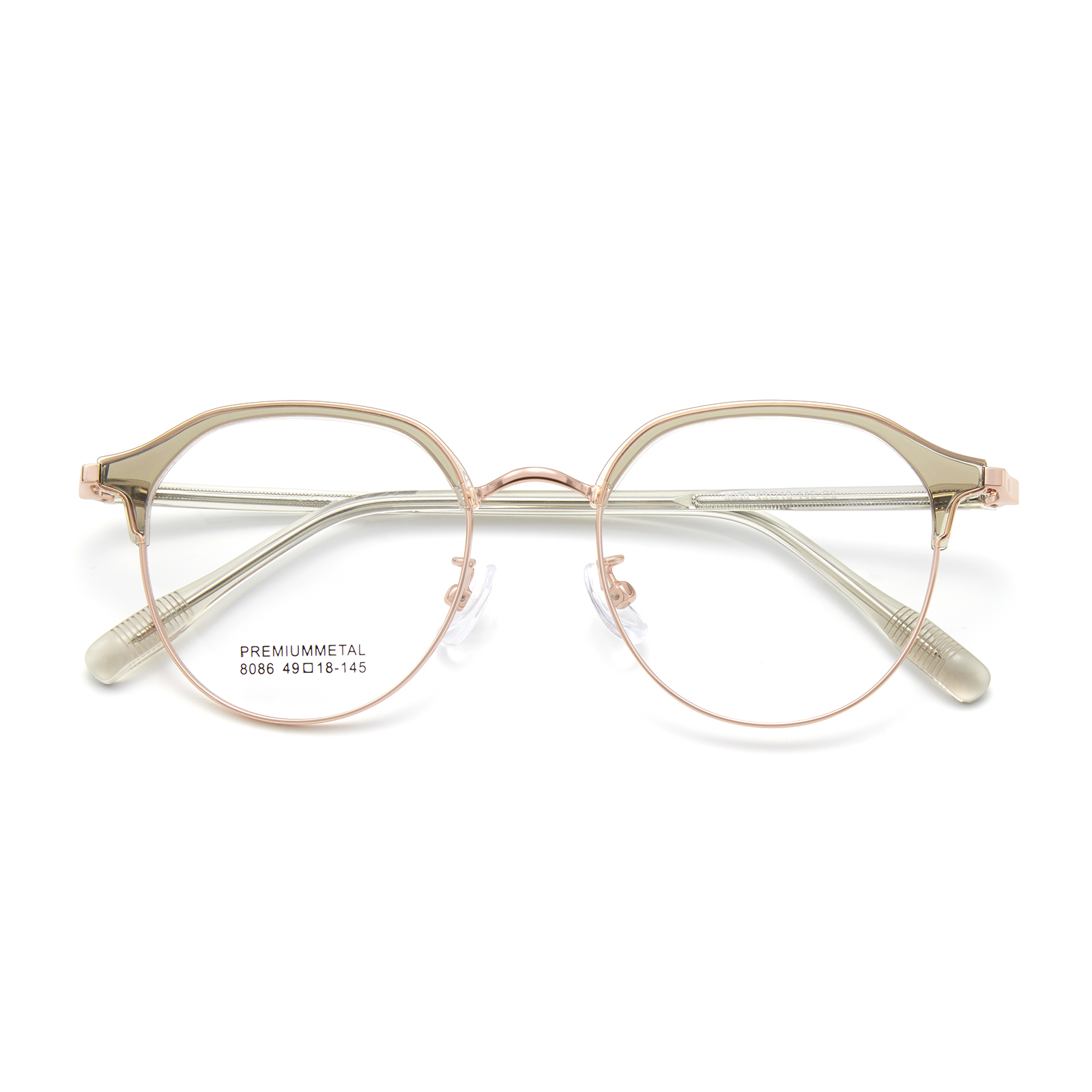 8086 Daily Reading Oval Ram Alloy Glasögon