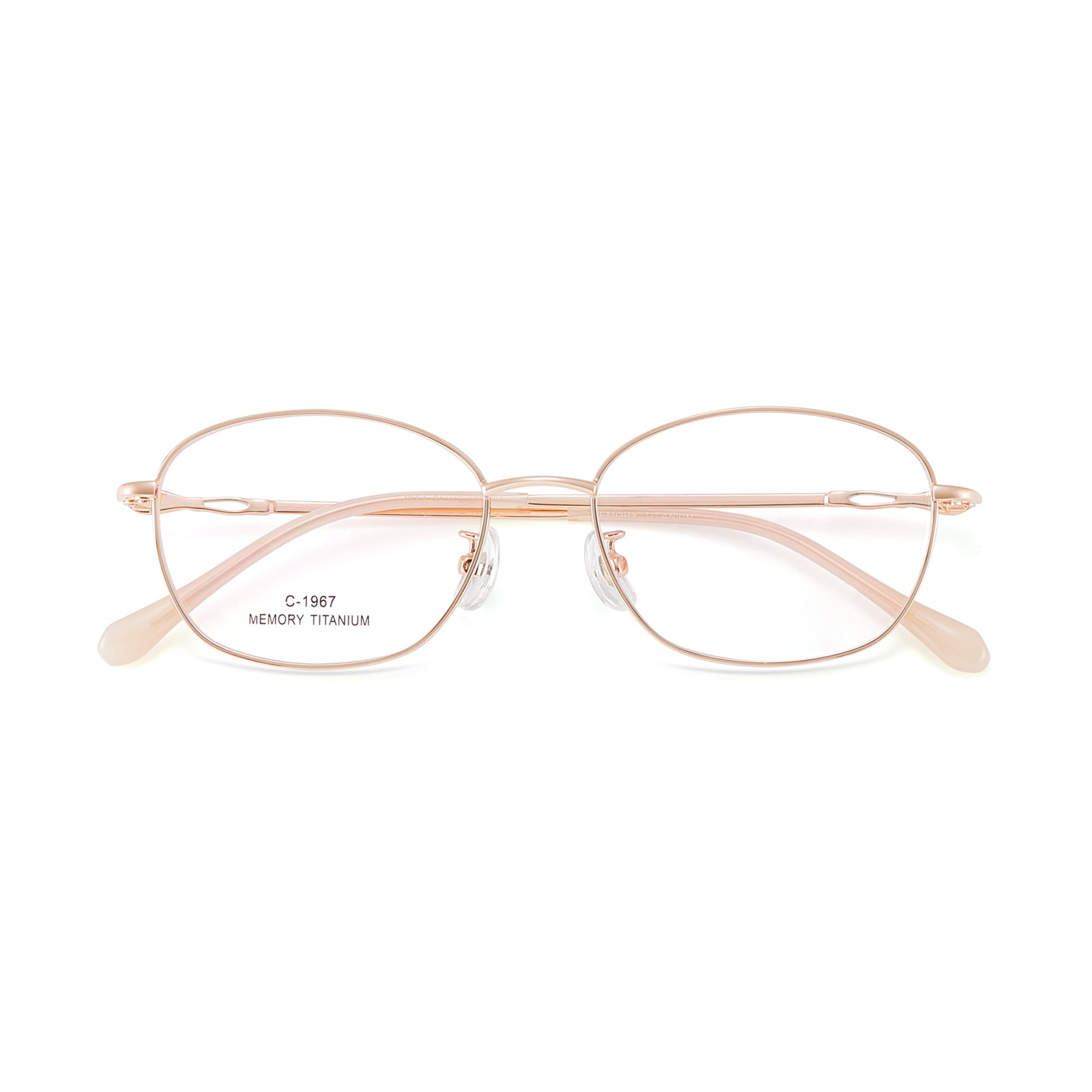 1967 Daily Bow Design Alloy Glasögon