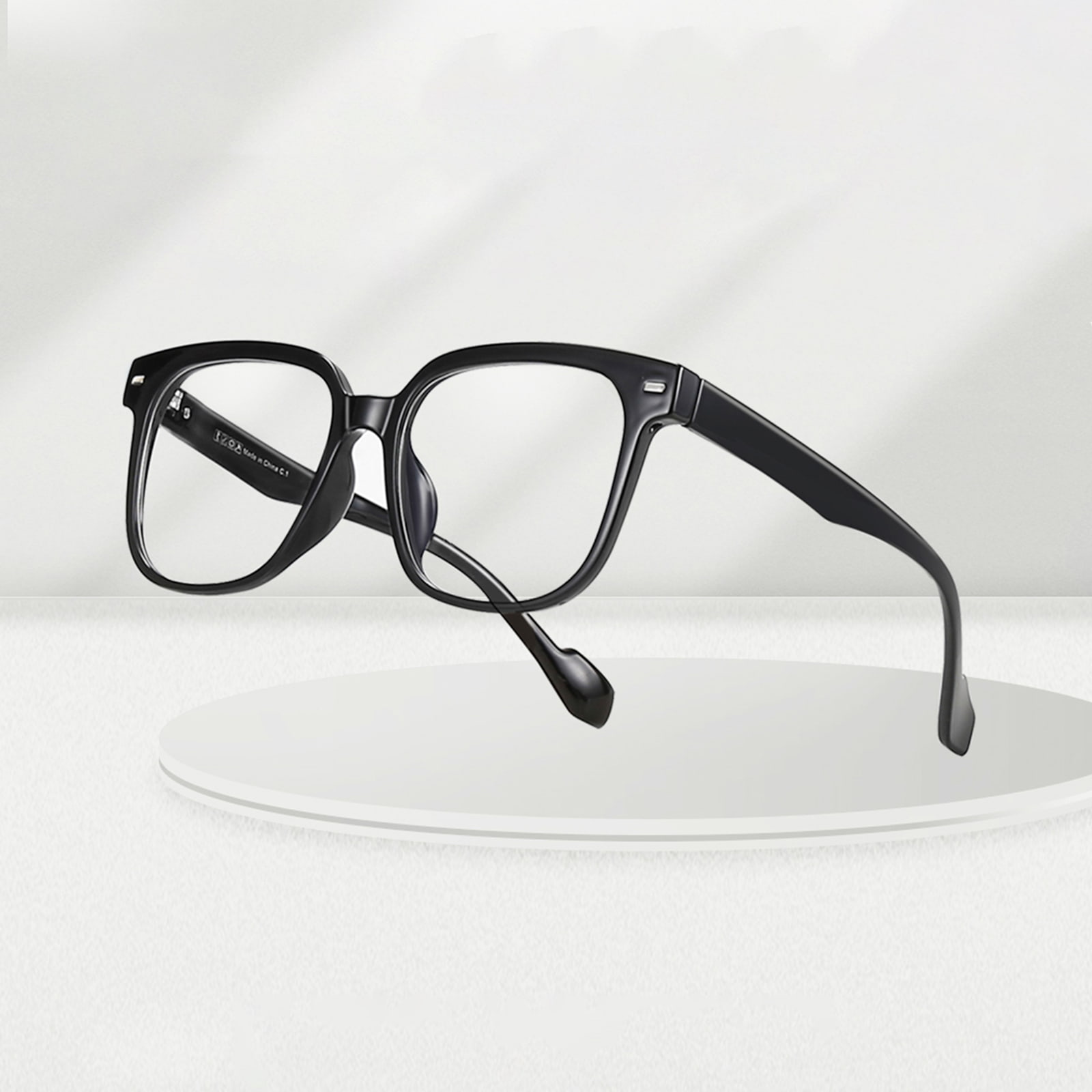 030 Black Frame Hypoallergena Bekväma TR90-glasögon