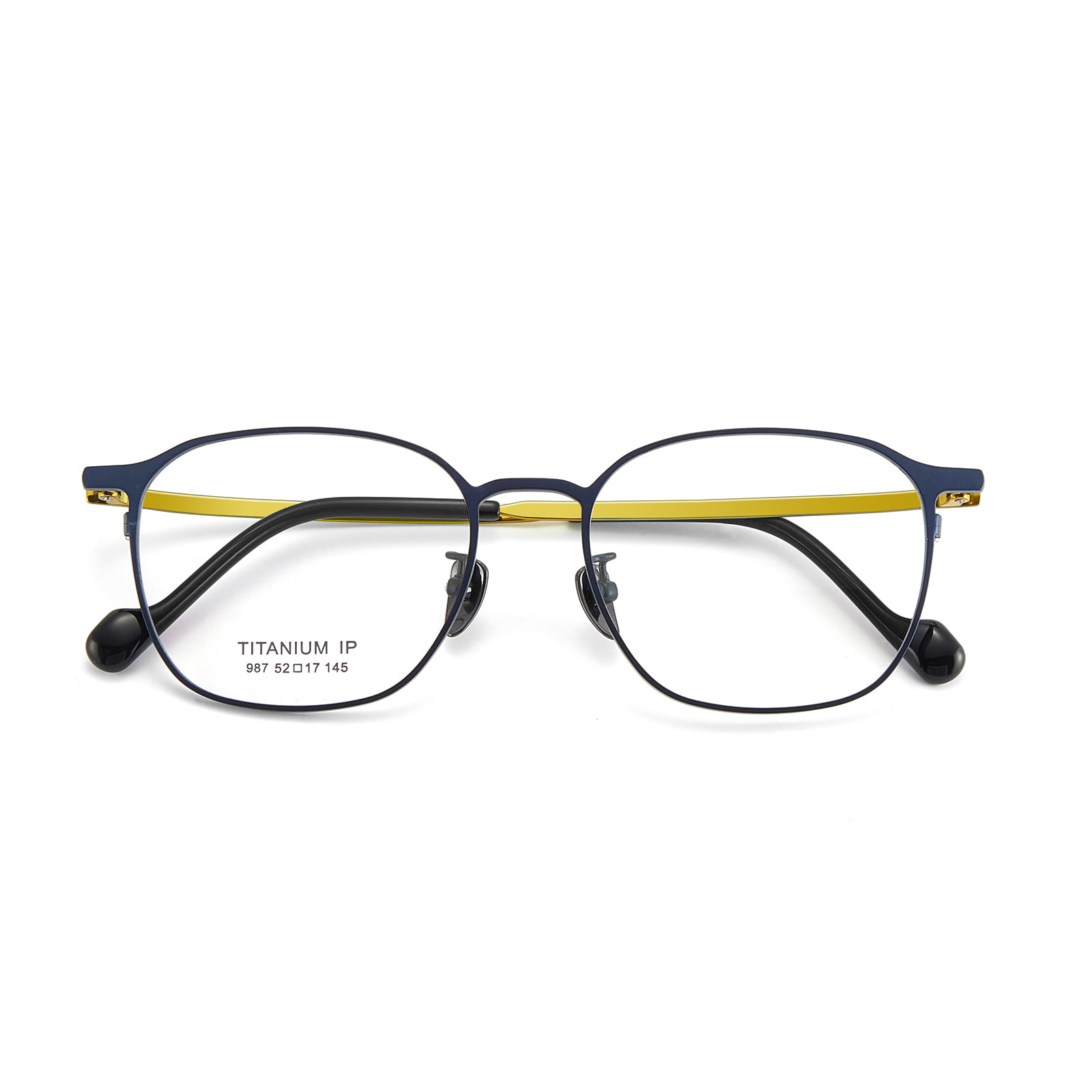 987 Simple Gradient Color Temples Pure Titanium Glasögon