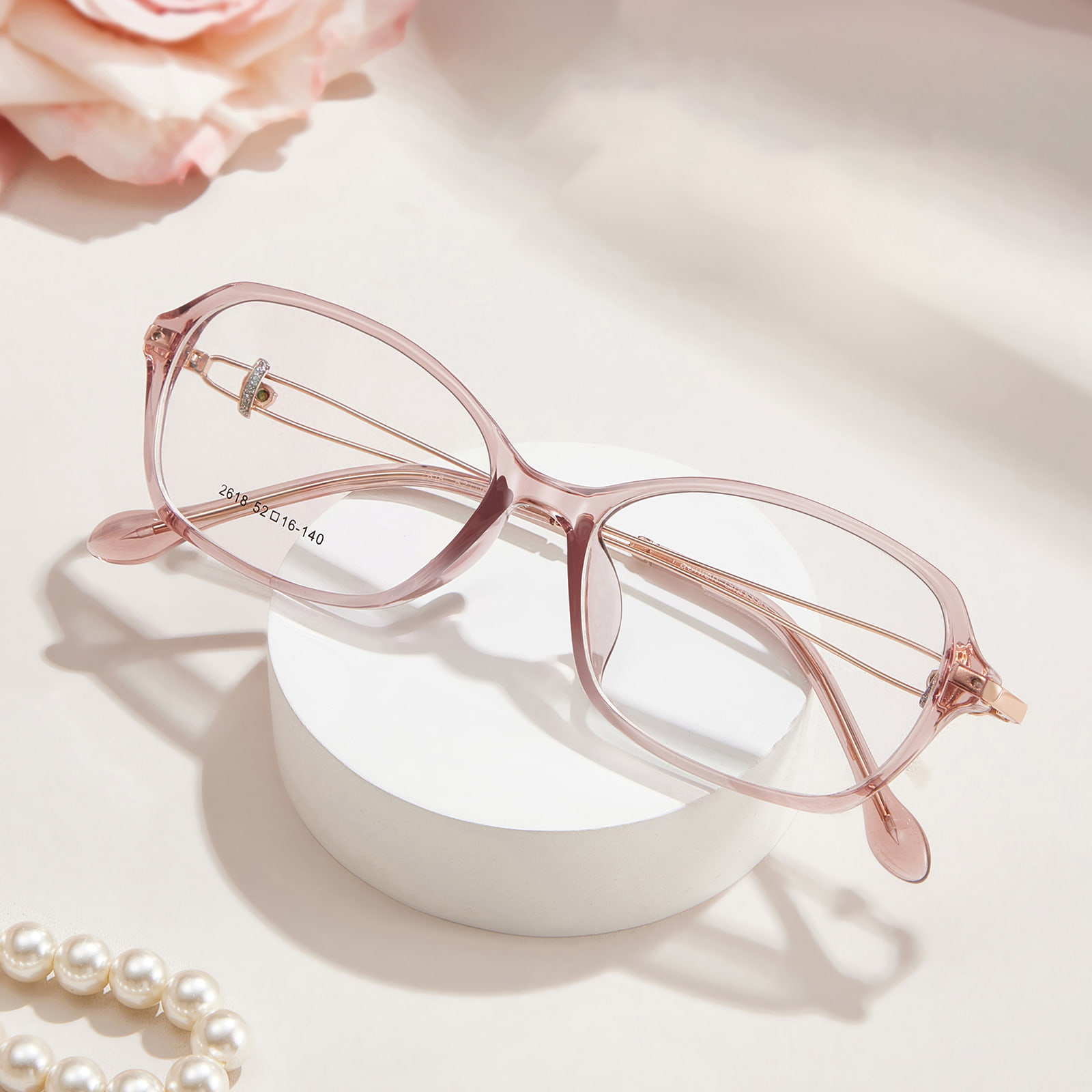 2618 Elegant Polygon TR90 glasögon