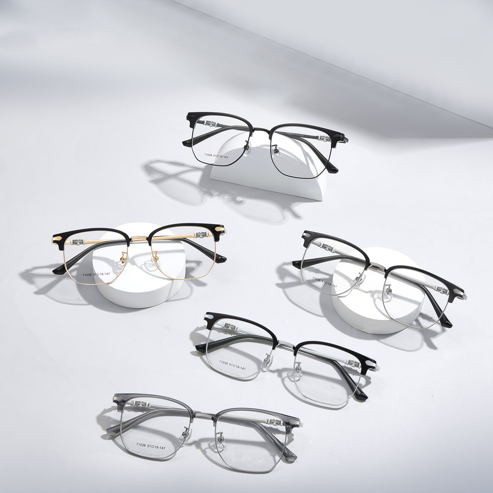 71038 Casual Anti-Eye Fatigue Legeringsglasögon