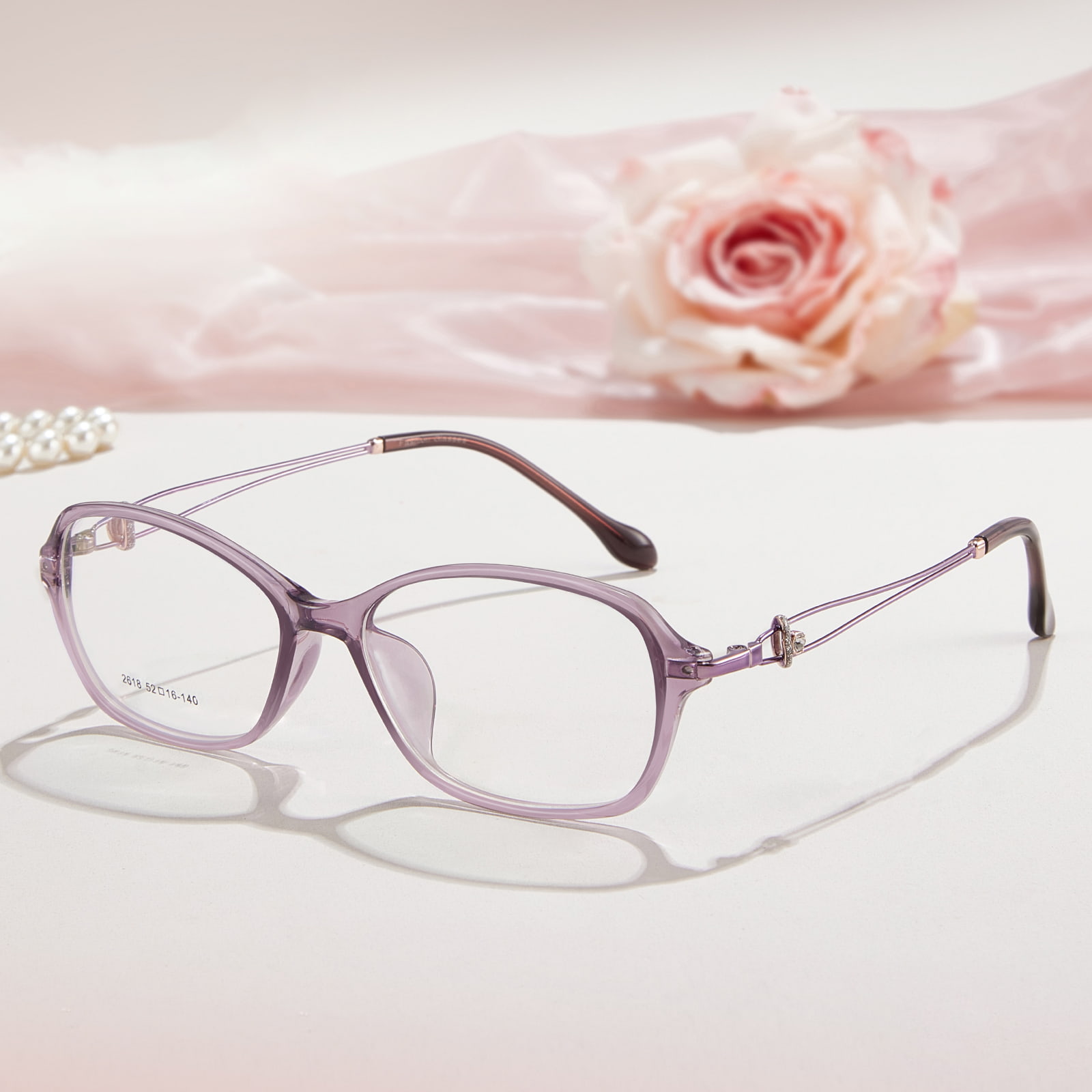 2618 Elegant Polygon TR90 glasögon