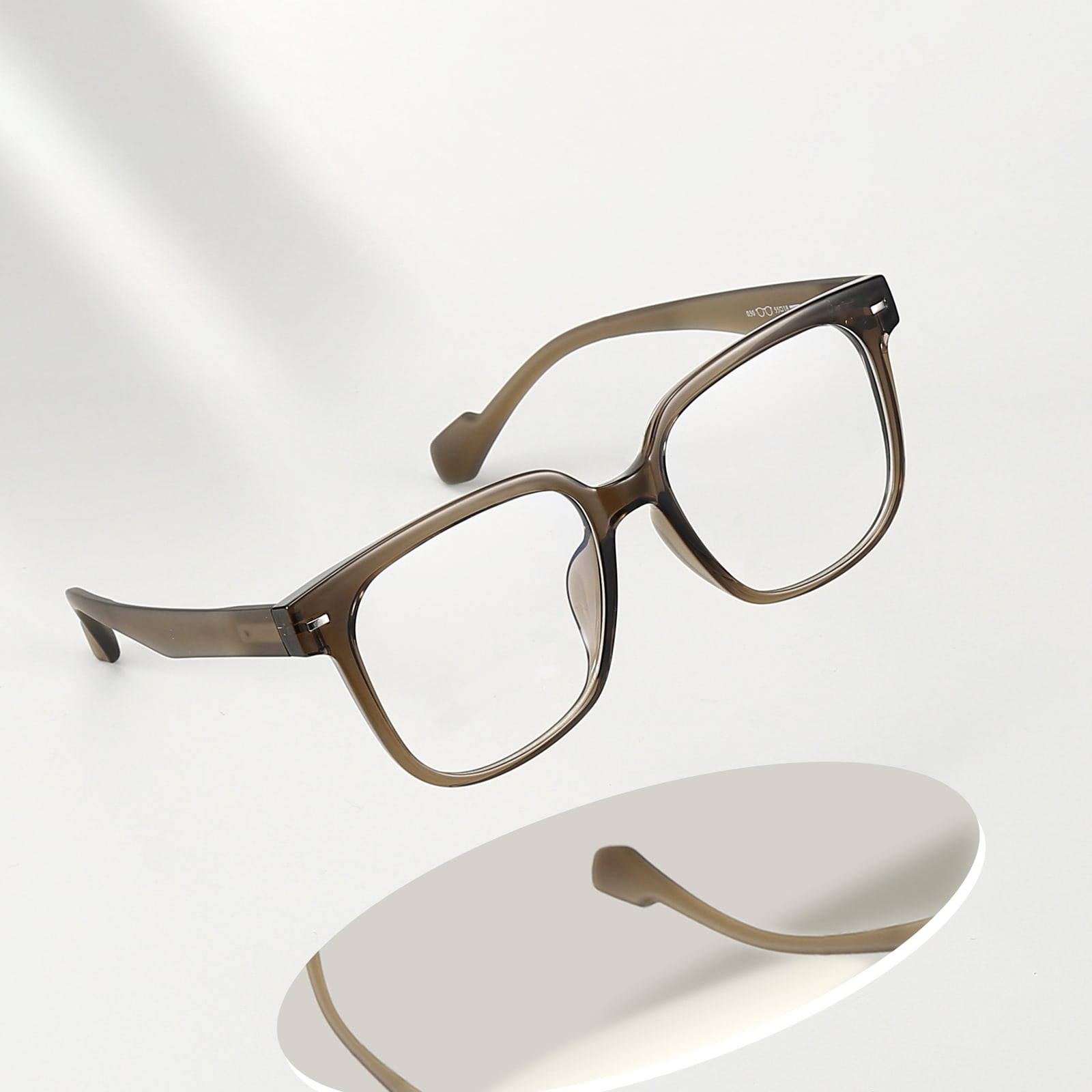 030 Black Frame Hypoallergena Bekväma TR90-glasögon