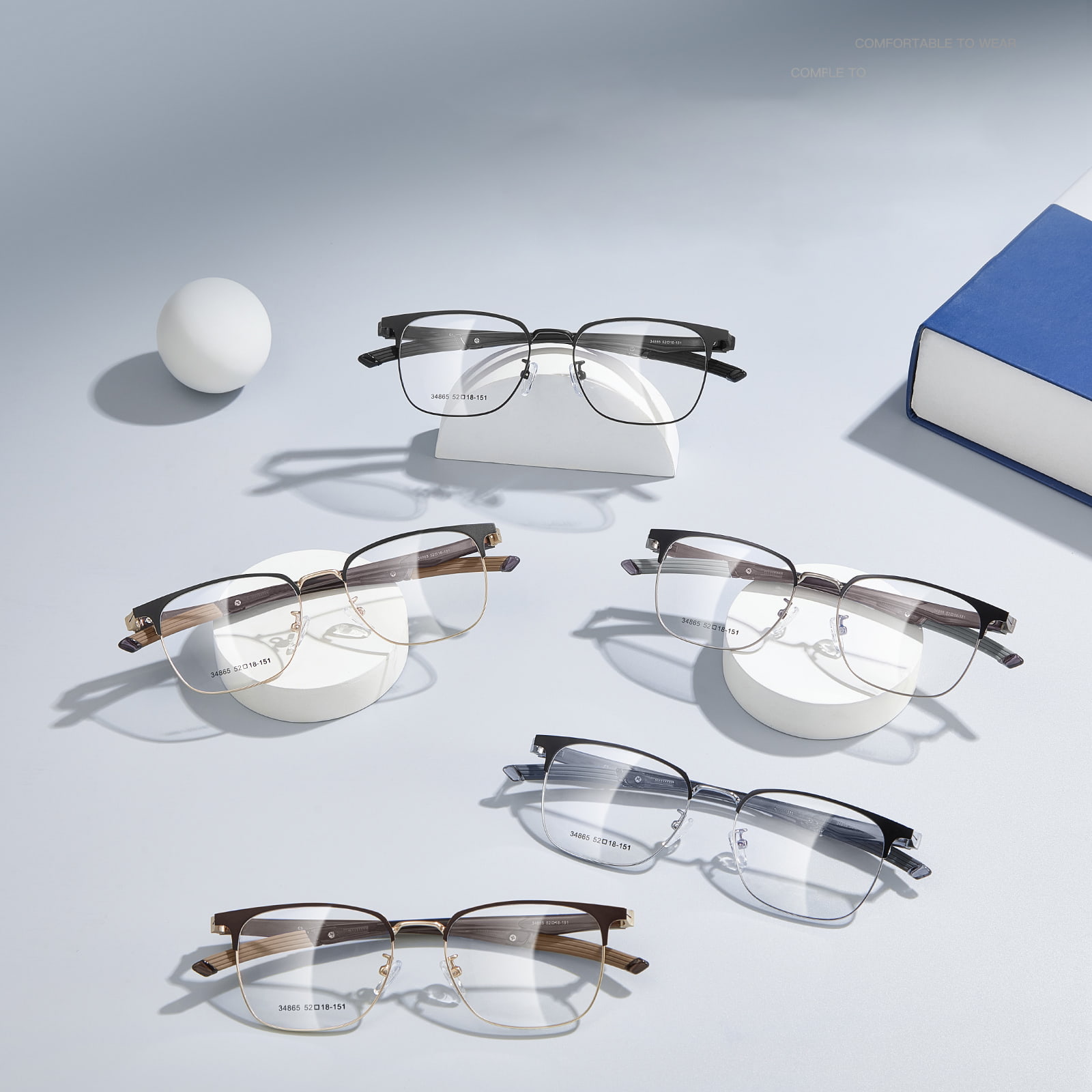 34865 Sportglasögon i lättmetall