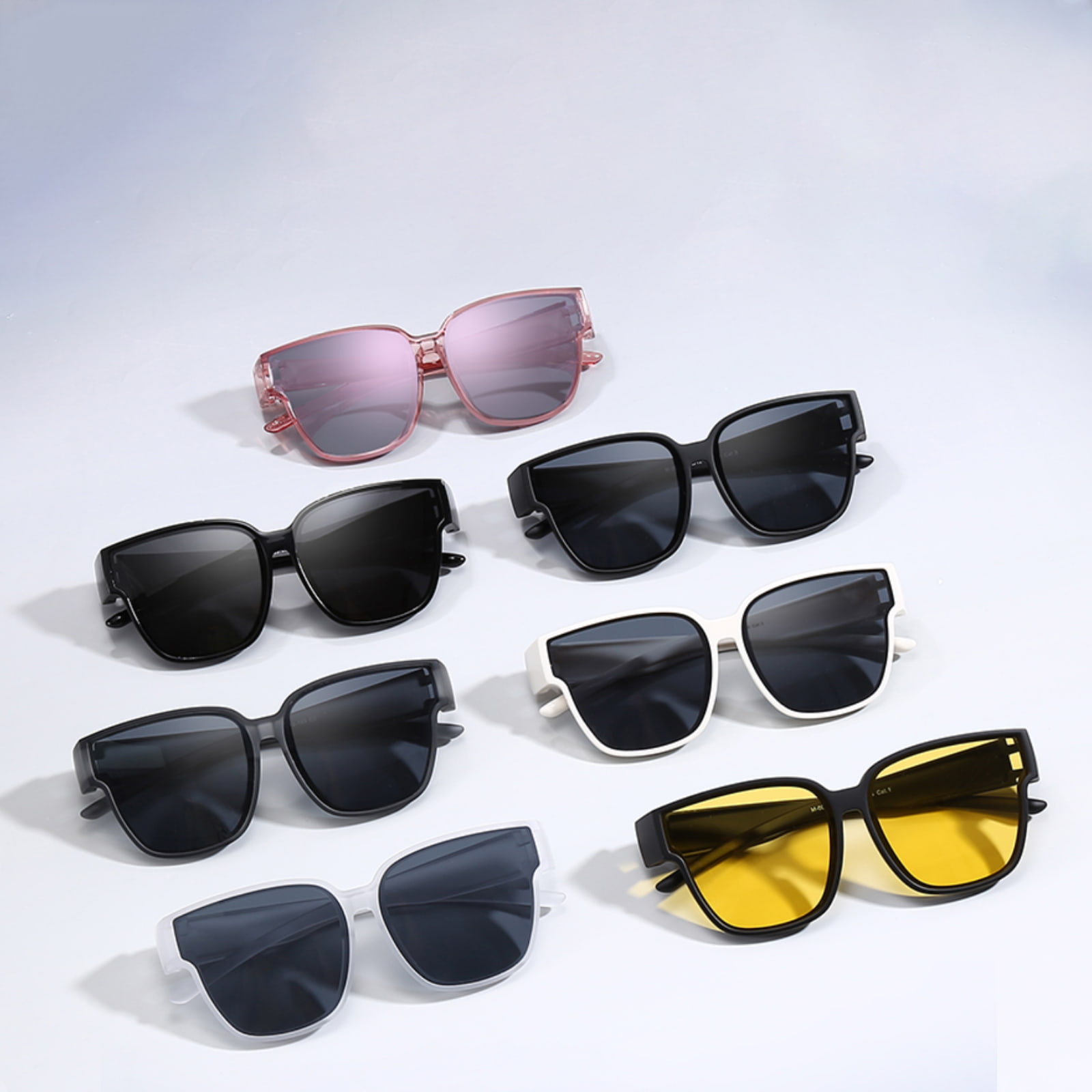 0003 Polarized Night Vision solglasögon med dubbla syften