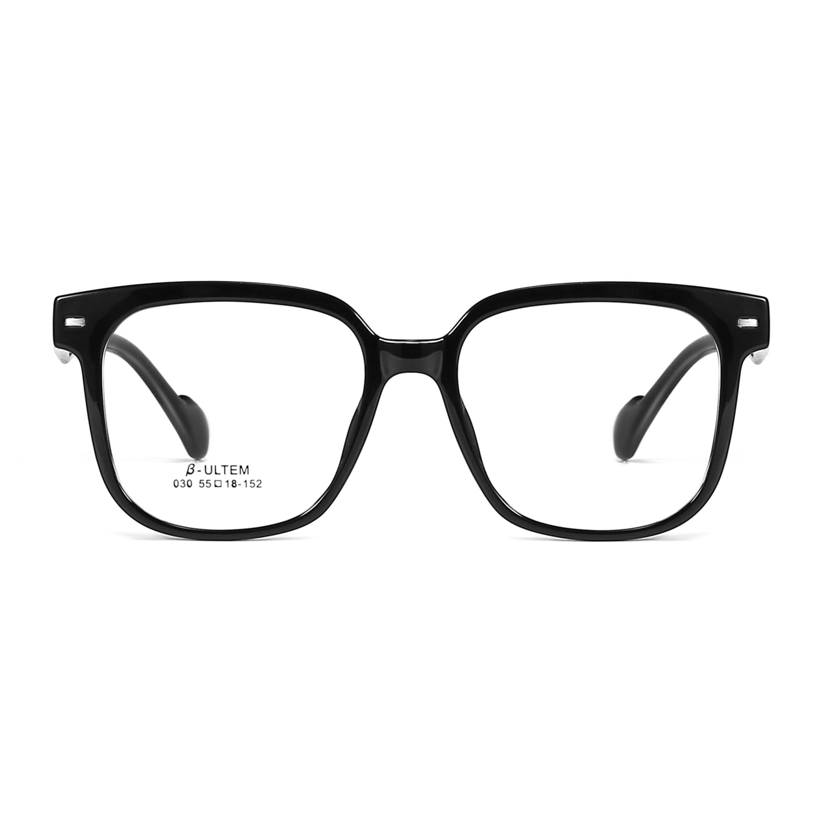 030 Black Frame Hypoallergena Bekväma TR90-glasögon