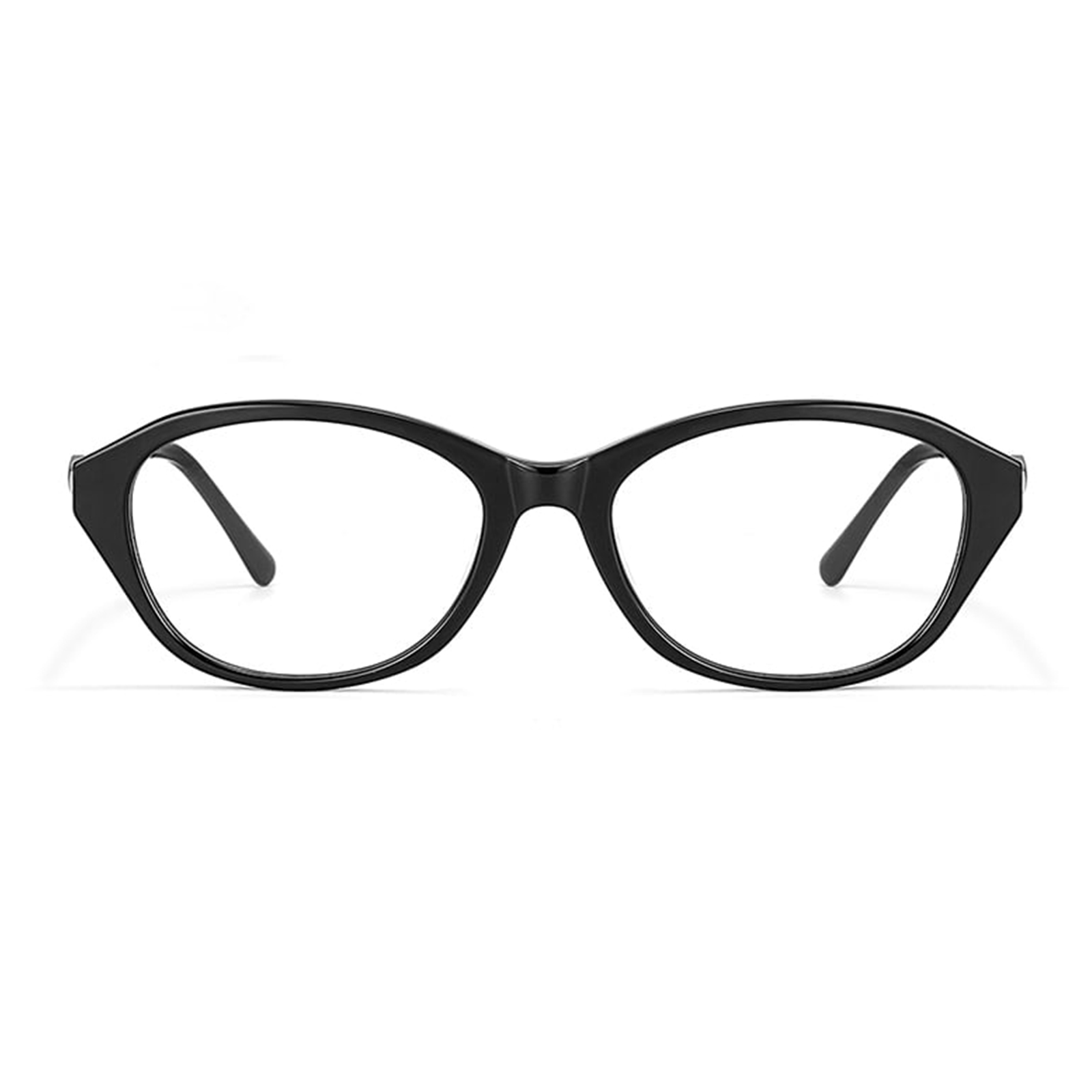 BC2039 Retro Cat-Eye Light Acetate Glasögon